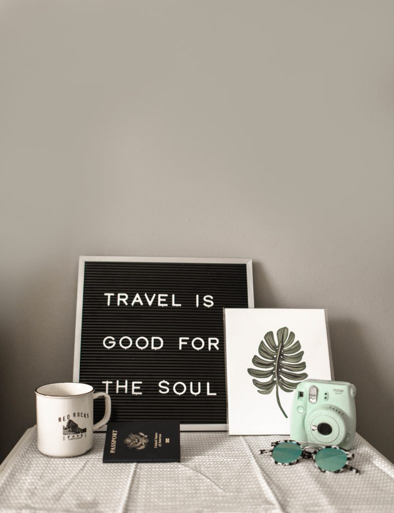 travel is good for the soul 